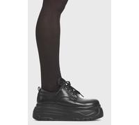 Lamoda Women's Get It Right Black Chunky Platform Heels Stylish Trendy Party Shoes | Size: 6 Lamoda Black 6