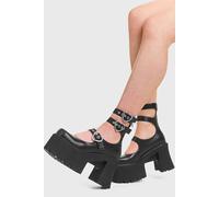 Lamoda Women's Good Riddance Black Chunky Platform Ankle Boots Trendy Comfortable | Size: 6 Lamoda Black 6
