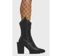 LAMODA No Insecurities Women Black PU Ankle Boots UK6 Chunky Platform Shoes Stylish Comfortable Durable Sole Fashion Statement Footwear Versatile Everyday Wear