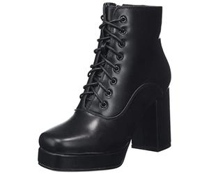 LAMODA Women's Stern Ankle Boot, Black Pu, 5 UK
