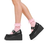 Lamoda Women's Survivor Chunky Platform Creeper 'Shoes' in Black PU Stylish Footwear UK7 | Size: 6 Lamoda Black 6