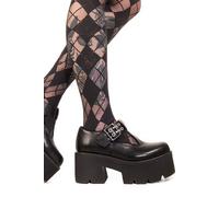 Lamoda Women's Watch Me Black Chunky Mary Jane Shoes - Gothic Platform Heels | Size: 8 Lamoda Black 8