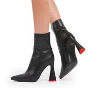 Lamoda Women's 'Who Am I' Platform Ankle Boots in Black | Size: 4 Lamoda Black 4