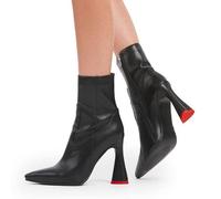 Lamoda Women's 'Who Am I' Platform Ankle Boots in Black | Size: 8 Lamoda Black 8