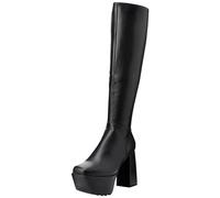 LAMODA - Women's Wish Me Dead Platform Knee High Boots, UK 5