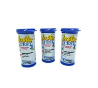 LaMotte 3-Way Insta Test Strips Plus for Swimming Pool & Hot Tub Spa - Chlorine or Bromine, pH and Total Alkalinity 3 x 50
