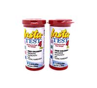 LaMotte 4-Way Insta Test Strips Plus for Swimming Pool Free Chlorine, Bromine, Alkalinity, pH, Total Hardness 2 x 50