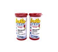 LaMotte 4-Way Insta Test Strips Plus for Swimming Pool Free Chlorine, Bromine, Alkalinity, pH, Total Hardness 2 x 50