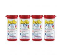 LaMotte 4-Way Insta Test Strips Plus for Swimming Pool & Hot Tub Spa - Free Chlorine, Bromine, Alkalinity, pH, Total Hardness 4 x 50