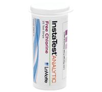 LaMotte Insta-Test 2964-G Chlorine Free Single Factor Test Strip, Low Range, 0-10ppm Range (Pack of 25)