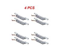 (Lamp 4pcs) Motorcycle LED Flash Stop Light DC 12V Colorful LED License Plate Tai