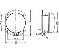 Lamp, adaptive headlight Right 1N0 009 295-087 HELLA for MERCEDES-BENZ C-CLASS