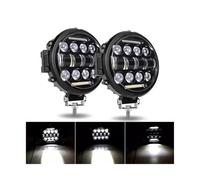 Lamp Assembly 7 Inch 150W Round Spot LED Pods Light Bar High/Low Beam DRL Led Work Driving Lamp For Truck For Jeep For Off Road For SUV For UTV For ATV Fog LED Running Lights(White 2piece)