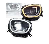 Lamp Assembly For BMW For Mini For Cooper For Countryman F60 2017-2023 2nd Gen DRL Amber Turn Signal High Low Beam Halo Projectors Pair LED Headlights Running Lights(2 piece LHD)