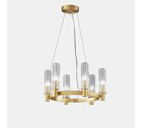 Lamp,Candle Chandelier,Modern Living Room Lamps and Lanterns,Simple Creative Circle Chandelier,for Dining Room Bedroom Room Light Fixtures/Gold/9 Heads/D/9 Heads
