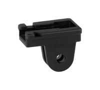 Lamp Holder Converter ABS Camera Bracket for City Commute Trail Travel, Outdoor Ride Alignment Accessory with Compact Slot Structure Bike Light Mount Adapter Action Camera Adapter Bracket Cycling Ride