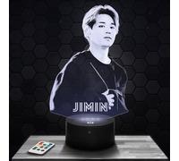 Lamp Jimin for Girl's Room 3D Jimin lamp K-pop Object Korean Pop Korean Gift idea Soft Light Decoration Night Light Office Decoration. Original Christmas, Gift idea for Teenager TOP