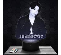 Lamp Jungkook Girl's Room Decor 3D Jungkook lamp k-pop Object Korean Pop Korean Gift idea Soft Light Decoration Night Light Office Decor. Original Christmas, Gift idea for Teenagers TOP