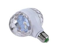 (Lamp Only) Doubleheaded 6w E27 Led Ball Stage Rgb Light Bulb Rotating Lamp Party Ktv Disco