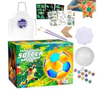 Lamp Painting Kit - Soccer Ball Paint 3D Crafts Light | Creative Doodle Lamp Game - for Boys Kids Teens Adults Soccer Lovers Birthday Party Halloween Christmas