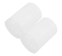 Lamp Shade Cylinder Frosted White Glass Linen 2 Pack