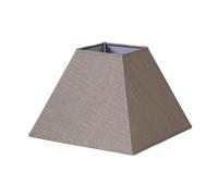 Lamp Shade E27, Made of Gray Linen, Dimensions 45x20x32cm, Ideal for Interior Decoration and Atmosphere.