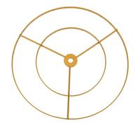 Lamp Shade Frame Ring DIY Sturdy Metal for Dining Room Light Cage Guard Cafe 35cm