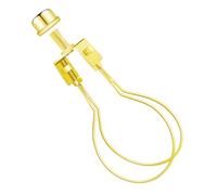Lamp Shade Light Bulb Clip Adapter, Clip on Lampshade Adapter Kit, Includes Finial and Lampshade Levellers, Keep Lamp Shade hardware in Place Spring Clip for Light Bulb
