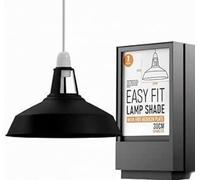 Black Ceiling Light Shade 30cm Metal Lamp Shades Pendant Lighting Ceiling Light Shade, E27 Ceiling Fitting Light & Industrial Style Light for Indoor Pendant Light Shade lamp Shade