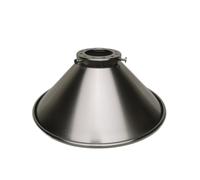 Lamp Shade Metal lampshade Finished Iron Light Shade 4 Style Fixture Shades DIY Metal Brushed Gold Bronze lamp Accessories for bedrooms, Living Rooms and Other Home Spaces(Nickel B with Holder)