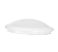 Lamp Shade Replacement Round Plastic Ceiling Light Cover | Red Lamp Shade, Easy Install Plastic Design, Bedroom Use, Minimalist Contemporary Style, White Finish