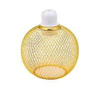 Lamp Shade Retro Style Iron Lamp Covers Indoor Lighting Lampshade Lighting Fixtures Lamp Shade Mesh Ball Home Decoration for bedrooms, Living Rooms and Other Home Spaces(Gold-A)