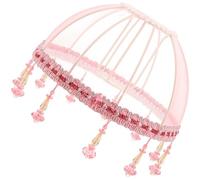 Lamp Shade Vintage Style for E27 Light Socket Cloth Pink