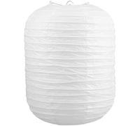 Lamp Shade: White Japanese Lantern Cylindrical Pendant Lamp Shade DIY Chinese Party Decorations Hanging for Ceiling Home Decor A