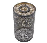 Lamp Shades for Table Lamps, Hollow Carving Decorative Lamp Shades Hollow out Metal Lamp Shade Small Table Lampshade E27 E26 Detachable Metal Light Shade Modern Replacement Lampshades for Table Lamp