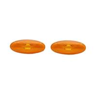 Lamp Side Turn Signal Maker Light Indicator For Nissan For Cube For Juke For Leaf For Note For Micra For X-TRAIL For March For Qashqai 26160-89900 Wing Mirror Indicator Light(2Pcs(Yellow))