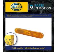 HELLA 2PS 009 226-031 Side Marker Light - LED - 24V - mounting/Glued - Lens Colour: Yellow - LED colour: Yellow - Cable: 250mm - 2-pin connector - right/left - Quantity: 1