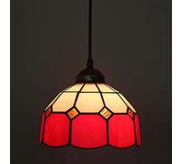 Lamp, Tiy Style M- Light, 8 Inch Stained Glass Shade Antique Chandelier Mediterranean Kitchen Dining Room Loft Bar Ceiling Hanging Pendant Lamp,E27