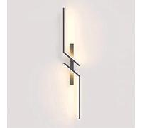Lamp Ultra-Thin Linear Wall Lamp, Geometric Metal Strip Wall Light with Siliclampshade, Modern Led Wall Sconce - 3000K, Corridor Background Wall Decorative Lighting Wall Lamps/K/120Cm
