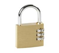LAMPA 65432 Brass Padlock with Variable Combinations, 40 mm