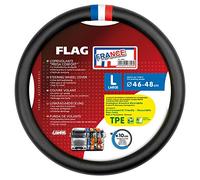 Lampa 97826 Flag France Steering Wheel Cover Imitation Leather - L - Diameter 46/48 cm