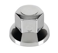 LAMPA 97970 Set 10 copribulloni in Polished Stainless Steel, Diameter 32 mm