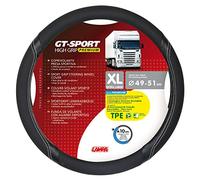Lampa 98010 Steering Wheel Cover, Thermoplastic Elastomer (TPE) Sport GT-XL