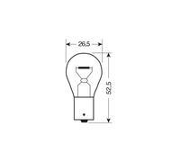 LAMPA Blister of 2 approved lamps P21W 24V 21W BAU15S E LAMPA
