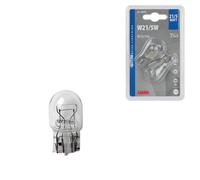 LAMPA Blister of 2 approved lamps W21/5W 12V for vehicles LAMPA