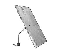 LAMPA Car Sun Shade Umbrella Window Front Size M 72x133 cm Gray 12 Pack