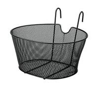 LAMPA 94531 Mesh Net Oval Front Basket, Black