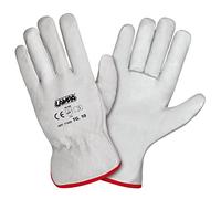 Lampa Gloves Made Of Buffalo Leather with Lining, Size 10 White