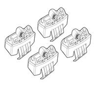 LAMPA N21168 Kit attachments for mounting on the roof of the 2 bars, 66
