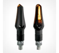 Lampa ZEPHYR LED Turn Signal Indicators Pair, Approved 90493 Black FUMÈ